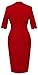 HOMEYEE Women's Classy Short Sleeve Official Sheath Casual Pencil Dress 693