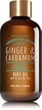 Bath and Body Works Essential Oils Body Oil Ginger and Cardamom 6 Fluid Ounce Bottle