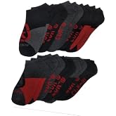 10 Pairs of Ecko Men's Basic Quick Dry No Show Athletic Socks 10-13