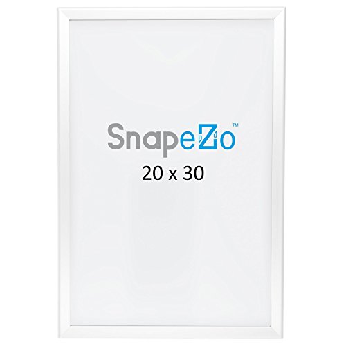 image for Poster Frame 20x30 Inches, White SnapeZo 1.25
