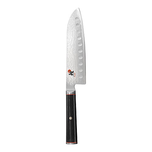 Miyabi Kaizen 7-Inch Granton Santoku Hollow Edge Knife (Best Santoku Knives Review)