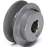 Cast Pulley for "C" Belts, 2-1/2" OD w/ 3/4" Bore TOMPBK25-C