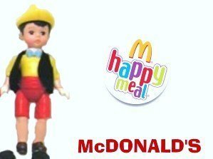 McDonalds Happy Meal Madame Alexander Pinocchio Boy Doll Toy #6 2004