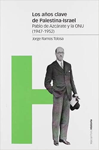 Los Anos Clave De Palestina Israel Pablo Azcarate Y La Onu 1947 1952 Estudios Spanish Edition Ramos Tolosa Jorge 9788416662951 Amazon Com Books