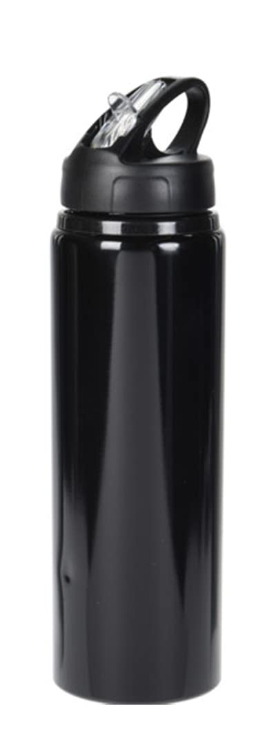 OrionMart Sports Water Bottle with Straw 750ml – Reusable Durable Metal Water Bottle for Children Boys & Girls – Modern Cap Design Bottle– For Gym School Office Outdoor Travel