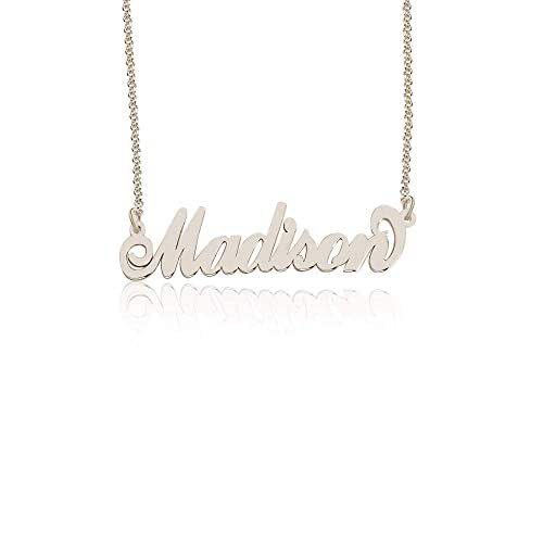 Personalized Madison Name Necklace, Custom made in stock