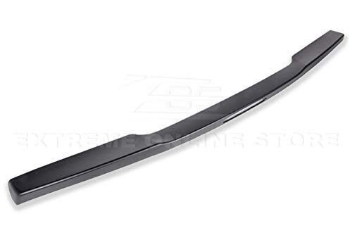 Extreme Online Store for 2005-2013 Chevrolet Corvette C6 All Models | ZR1 Style Rear Trunk Lid Wing Spoiler with Hardware Included (ABS Plastic - Painted Matte Black)