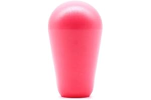 Arcity Arcade Joystick Bat Oval Top Handle Knob American Type Replacement for ZIPPY SANWA SEIMITSU Arcade1up Fight Stick Machine Console Cabinet Durable New (Pink)