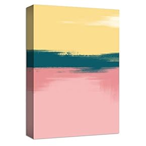 Canvas Wall Art Beautiful Abstract Painting Artwork for Home Prints Framed - 12x18 inches