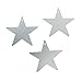 Fun Express Silver Cardboard Stars - Party Decor - Wall Decor - Cutouts - VBS Vacation Bible School Supplies/Decor - 12pc