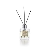 Jasmine Essential Oil Reed Diffuser by PriSu, Rattan Reed Sticks, Natural Scented Long-Lasting Fragrance Oil (4+ Months 4.0 fl oz) for Aromatherapy Stress Relief