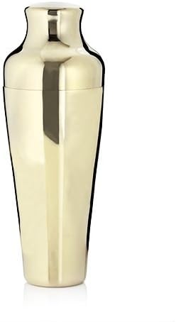 Best Cocktail Shaker, Belmont Gold Vintage Stainless Steel Rustic Cocktail Shaker (Sold by Case, Pack of 6)
