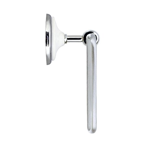 MODONA Towel Ring - White Porcelain & Polished Chrome - Arora Series - 5 Year Warrantee - Thumbnail 2