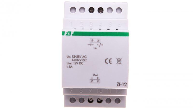 Pulse Stabilizer 12V DC 3A TYPE ZI-12 f&f 5908312595892