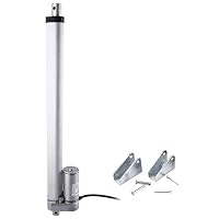 Homend DC12V 14inch Stroke Linear Actuator with Mounting Bracket 900N(225lbs) Maximum Lift 10mm/s for Recliner TV Table Lift Massage Bed Electric Sofa Linear Actuator