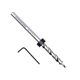 AUTOTOOLHOME 3/8" Replacement Twist Step Drill Bit with Depth Stop Collar 6.5" Length for Manual Pocket Hole Jig Master System