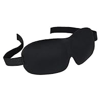 LANSHULAN 2 Pack 3D Soft Sleeping Blindfold with Adjustable Velcro Band for Rest Sleep Travel