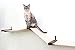 CatastrophiCreations Cat Multi-Level Raceway Hammock Wall Mounted Lounger for Climb and Play Furniture Cat Tree Shelves, Natural/Natural (LR11NANT)