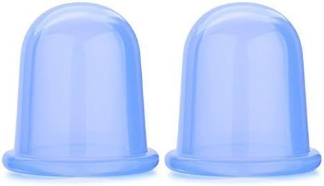 AlivoAnti-Cellulite Silicone Body And Facial Massage Cups Medical Chinese Cupping Therapy, Muscle Relaxation and Nerve Damage Preventing (MANY SIZES) (2x Large Body)