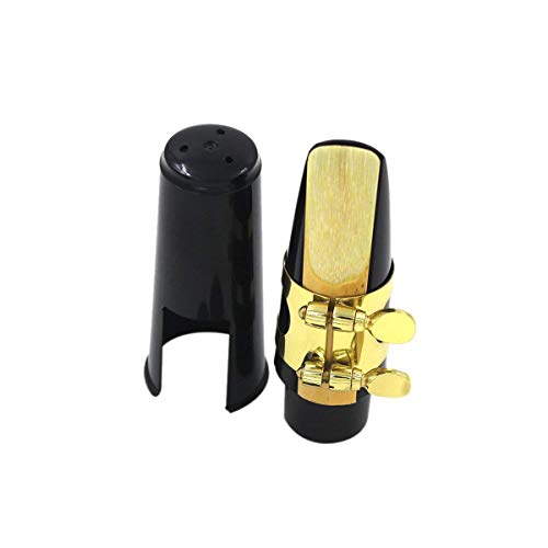 StyleZ Alto Saxophone Mouthpiece Kit Saxophone Parts Accessories with Head,Cap and Reed