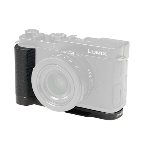 SMALLRIG Empuñadura en forma de L para Panasonic LUMIX L10, agarre lateral ergonómico, placa de liberación rápida para Arca Swiss, compatible con trípodes, fácil montaje - (Negro) 5700