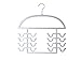 Tank Top, Bra & Cami Closet Hangers by DR. Organizer – USA Patented (8263), 3-Piece White Plastic Set – Space-Saving Multi-Hanger Holds 8 Garments, Ideal for Closet & Laundry Room