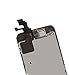 iRepair Master For iPhone 5C LCD Display Screen Touch Digitizer Full Assembly Replacement with Home Button, Front Camera, Ear Speaker, Repair Tools and Tempered Glass, Black