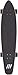 Ten Toes Board Emporium Zed Bamboo Longboard Skateboard Cruiser, 44