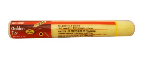 Wooster brush rr660-18 golden flo roller cover, 3/8-inch nap, 18-…