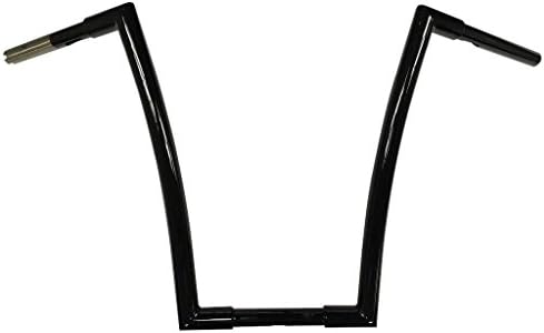 JMC Cycle - 16" Gloss Black Jmc Cycles 1.25" 4-Corners Mitered Ape Hangers - 42932