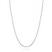 Bling Jewelry Rose Gold Plated 020 Singapore Chain 925 Sterling Silver 2mm