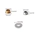 LEDAUT Door Hinge Pin and Bushing Repair Kits for 1999-up GMC Sierra Silverado Chevy Truck SUV