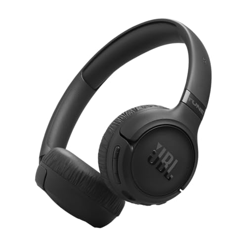 Tune 680 NC Kabellose On-Ear-Kopfhörer mit adaptivem Noise-Cancelling, Smart Ambient, Bis zu 76 Stunden Akkulaufzeit mit Schnellladefunktion, Google Fast Pair, Microsoft Swift Pair, Schwarz