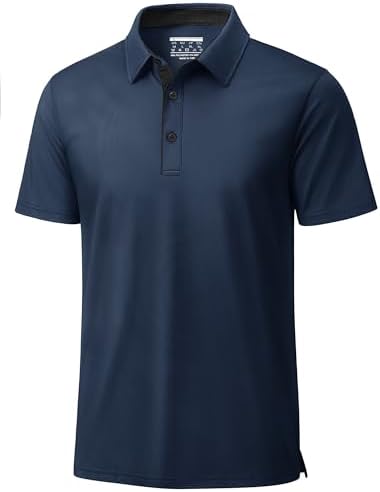 KORALHY Short Sleeve Sports Golf Shirts V Neck Golf Apparel