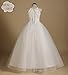 Chiffon Tulle Flower Girl Dress Junior Wedding Bridesmaid Dresses of Flower Girl A-line Ivory