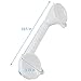 Jumbl Bath and Shower Suction Cup Grab Bar, Handle - Provides Safe Grip for Bath & Shower, 17-Inches, 2 Count (Renewed)