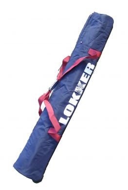 LOKKER Extra Long 175cm Wheelie Ski Bag - Blue