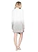Barefoot Dreams Women's CozyChic Lite Calypso Wrap (Ombre Pearl/Pewter, Small / Medium)