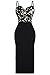 ZKESS Womens Sleeveless Bustier Lace Top Party Club Bodycon Dress Small Size Black