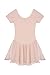 Arshiner Girls Ballet Leotard with Chiffon Tutu Skirt Dance Wear Short Sleeve Toddler Ballerina Outfit Dress