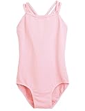 Mdnmd Girl's Double Strap Camisole Leotard