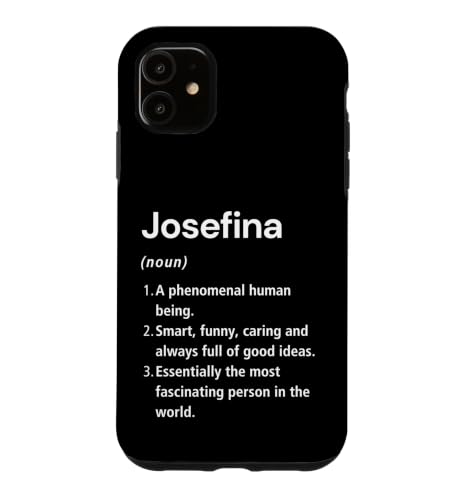 Josefina Name Definition Dictionary Case for iPhone 11