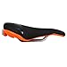 VELO Black/Orange Bicycle Seat Mountain Bike MTB Comfortable Microfiber Memory Foam Saddle with LED Lightthumb 3