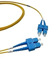 Cablix Single Mode Fiber Optic Patch Cord, Duplex