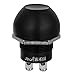 Jtron Momentary Push Button Switches Off-(ON) Waterproof Button Switches Reset Rubber Casing Push Button Switch Black for Car Boat (12~24V/10A)