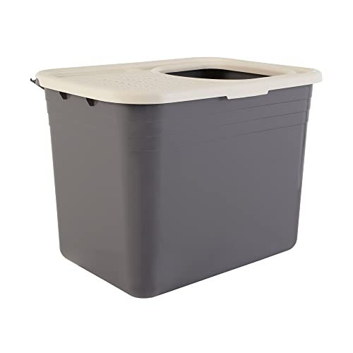 Amazon Basics Nonstick Top-Entry Cat Litter Box