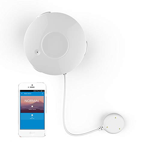 Coolcam Smart Wi-Fi Water Sensor, Flood and Leak Detector Alarm and App Notification Alerts, No Hub Required, Simple Plug & Play Set Up