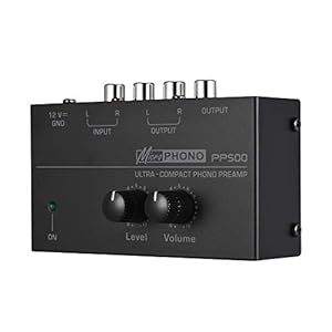 szlsl88 Voorversterker PP500-interface phonograaf draagbare phono-voorversterker Home Audio Stereo metaal elektronische…