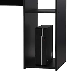Topeakmart Small White Computer Desk with Drawers