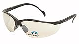 Pyramex V2 Readers Safety Eyewear, Indoor/Outdoor Mirror +2.0 Lens With Black Frame